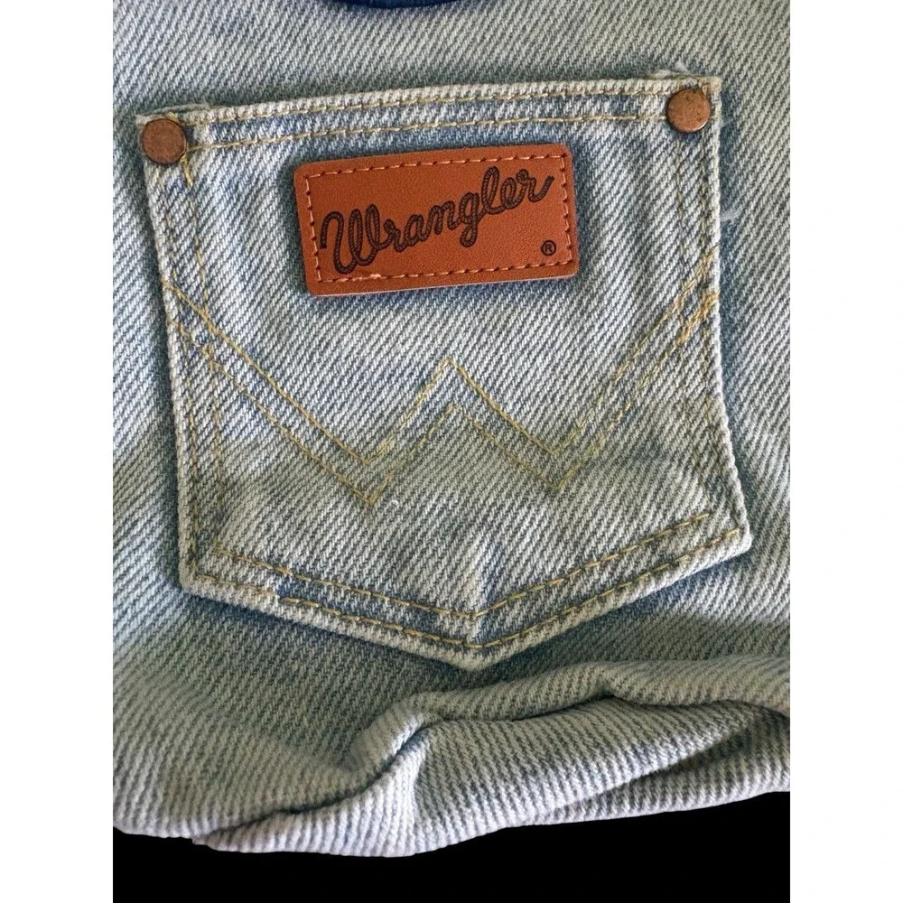 Tito's Handmade Vodka Wrangler Denim Bottle Sleeve Bag Drawstring New No Bottle